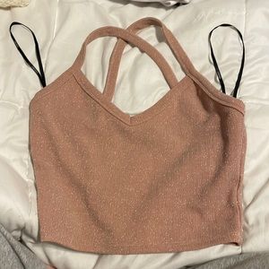 forever 21 pink sparkly top